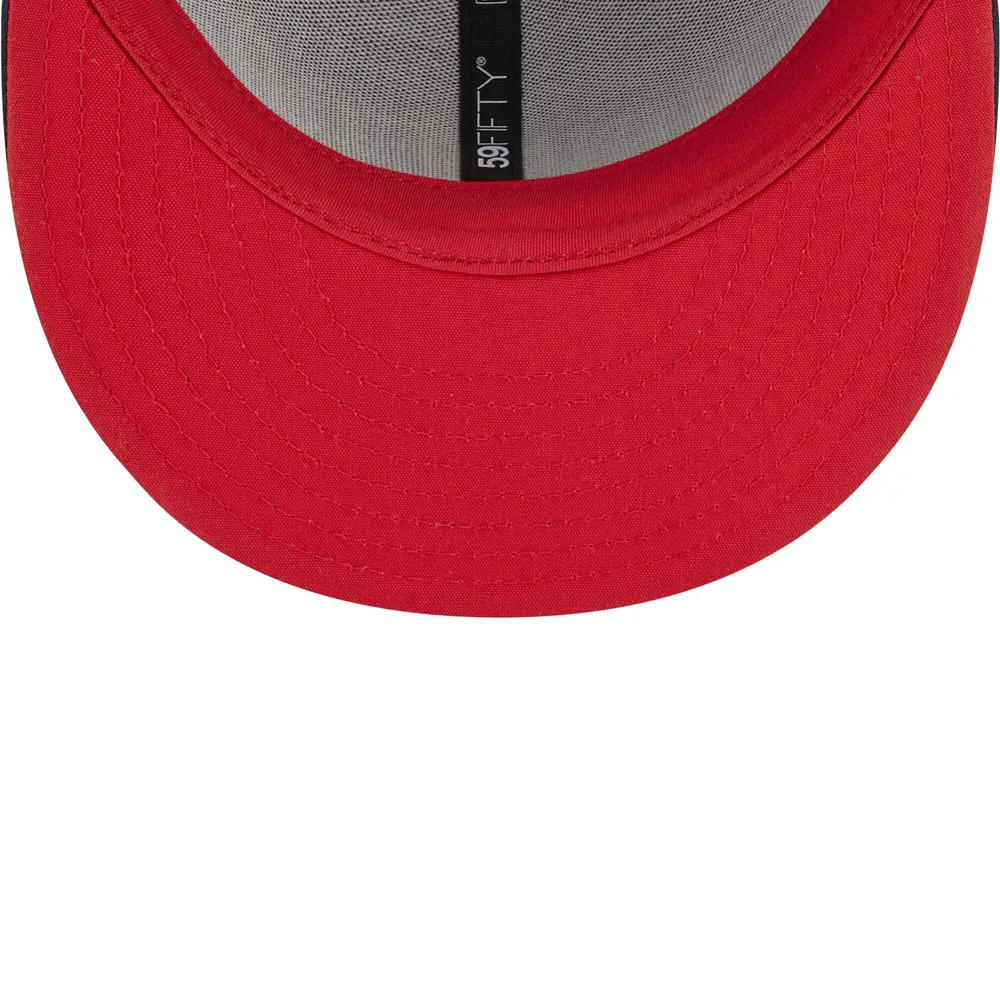 Casquette ajustée officielle 59FIFTY Houston Rockets 2022/23 City Edition pour homme New Era bleu marine