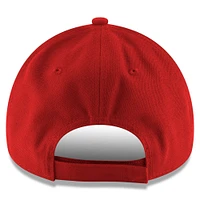Men's New Era Red Houston Rockets 2025 NBA Playoffs 9FORTY Adjustable Hat