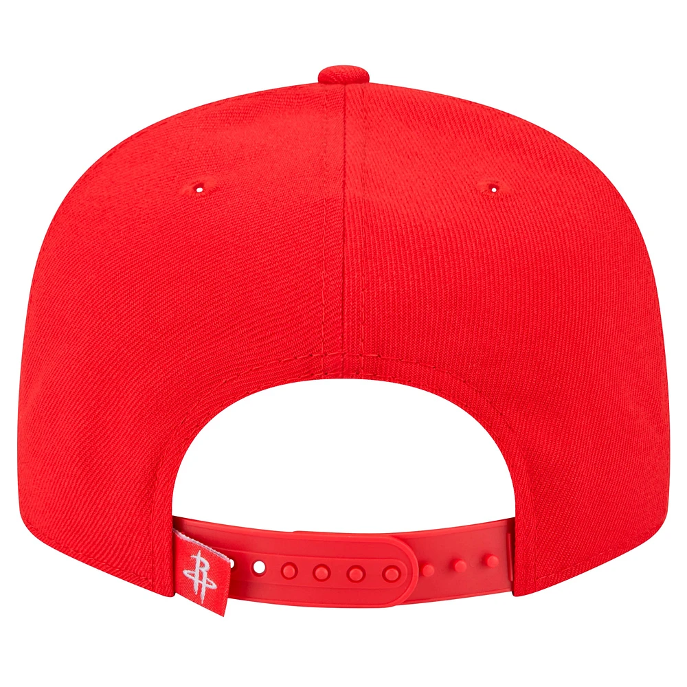 Casquette snapback 9FIFTY Sport Night Team Shadow des Houston Rockets de New Era pour homme