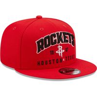 Men's New Era Red Houston Rockets Stacked 9FIFTY - Snapback Hat