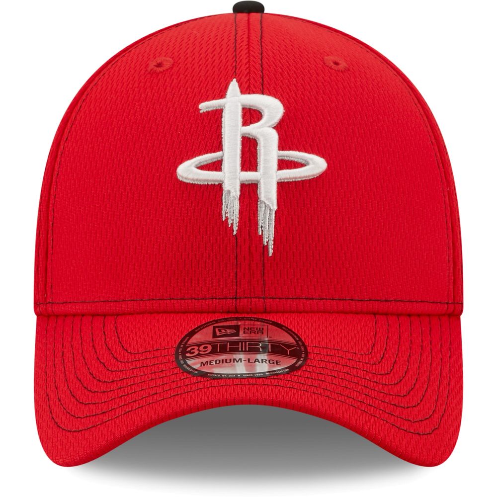 Men's New Era Red Houston Rockets Team Dash 39THIRTY - Flex Hat