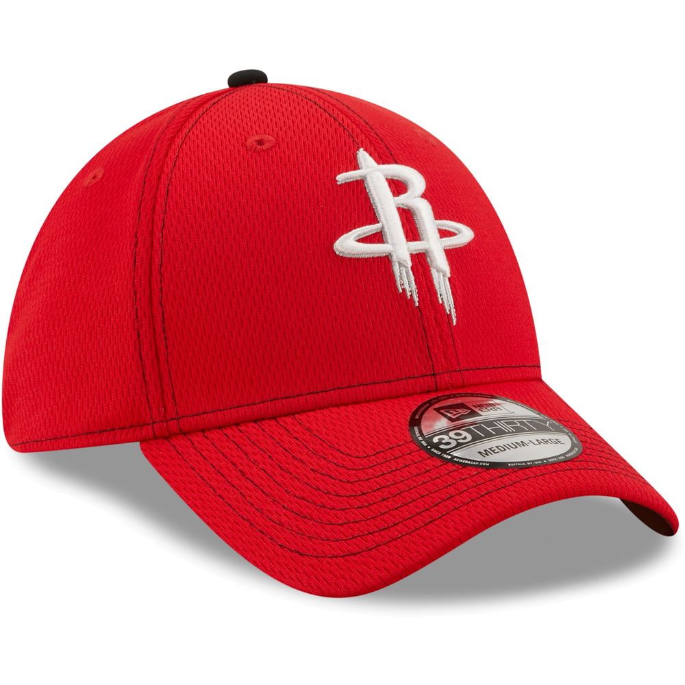 Men's New Era Red Houston Rockets Team Dash 39THIRTY - Flex Hat