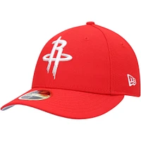 Casquette ajustée 59FIFTY à profil bas de l'équipe Houston Rockets rouge New Era pour homme