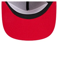 Casquette snapback de golfeur New Era rouge Houston Rockets pour homme