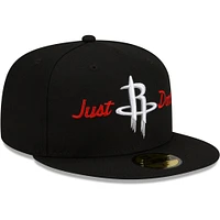 Casquette 59FIFTY ajustée New Era x Just Don pour homme, Houston Rockets, noir