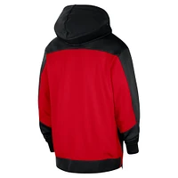 Men's Nike Black Houston Rockets Authentic On-Court Showtime Performance Full-Zip Hoodie