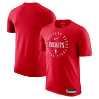 T-shirt Nike rouge Houston Rockets 2024/25 Legend pour homme, entraînement sur le terrain