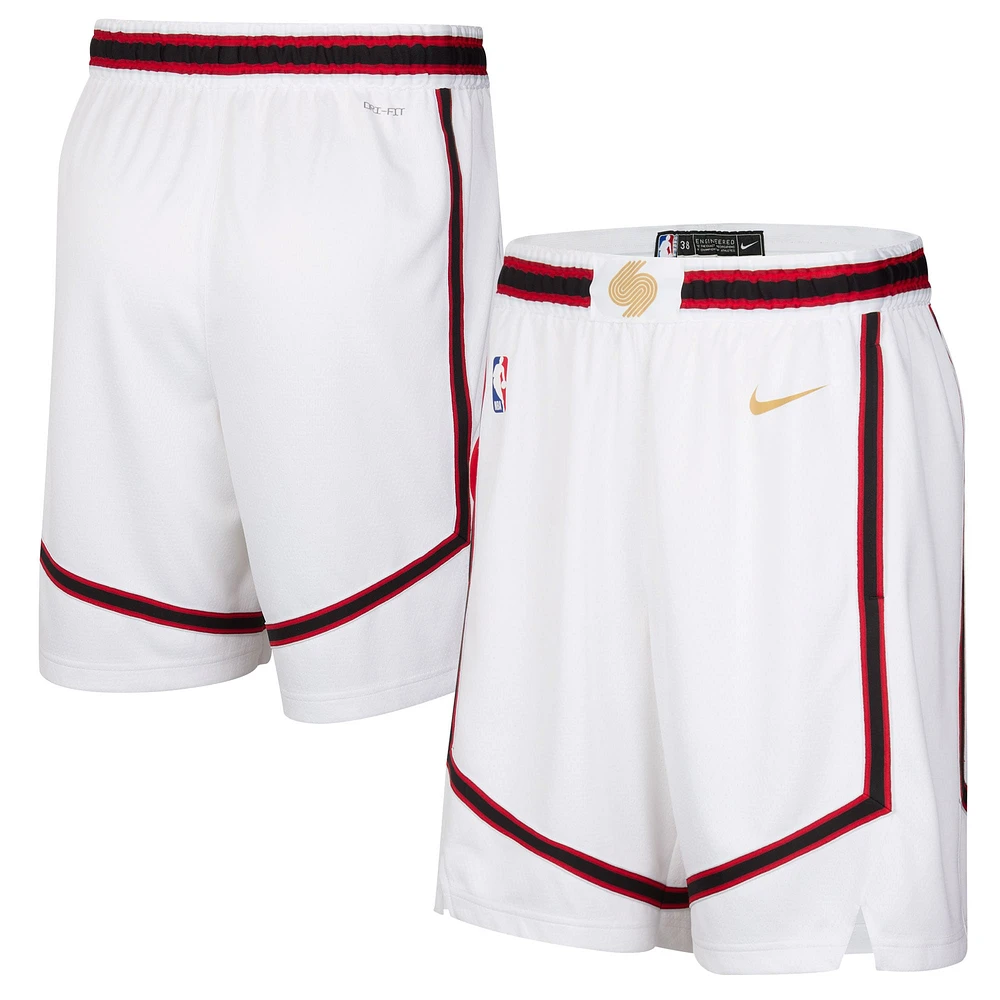 Short Nike City Edition Swingman Houston Rockets 2024/25 pour homme, blanc