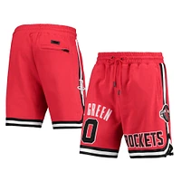 Short réplique de joueur Pro Standard Jalen vert et rouge des Houston Rockets pour homme