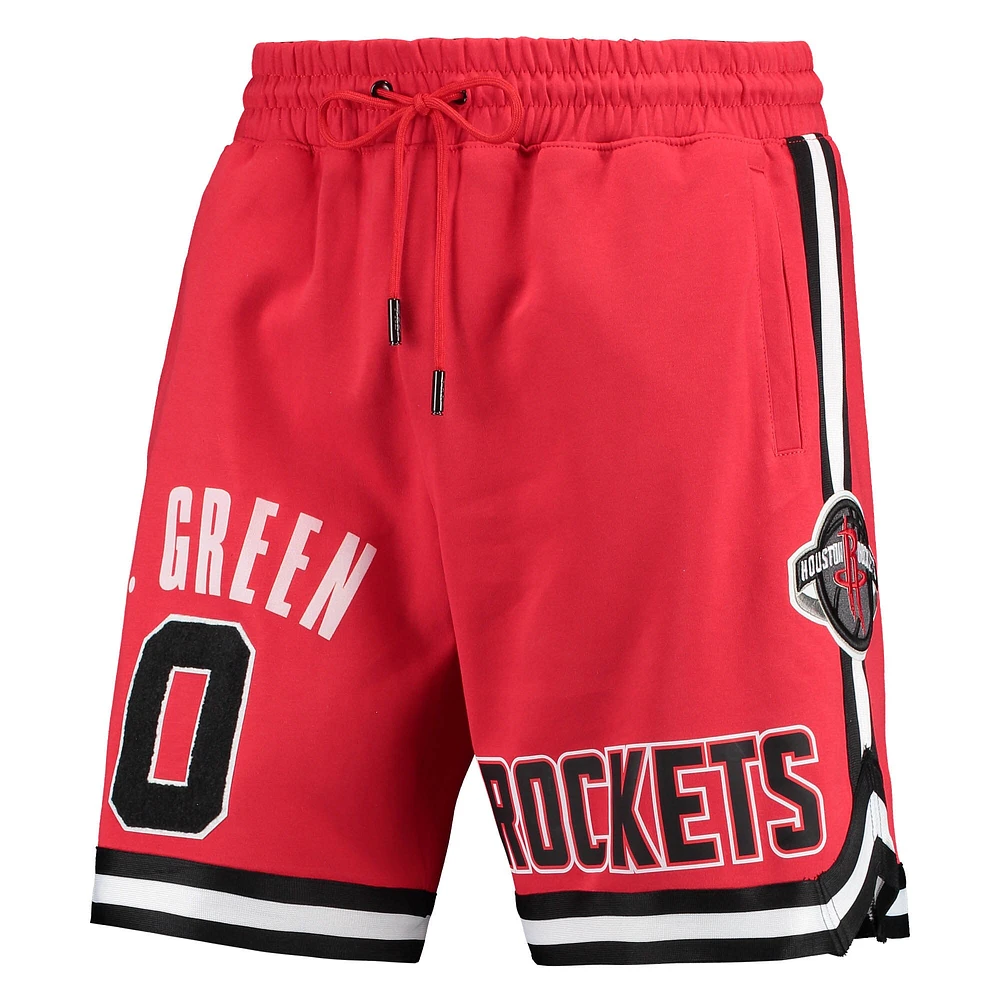 Short réplique de joueur Pro Standard Jalen vert et rouge des Houston Rockets pour homme