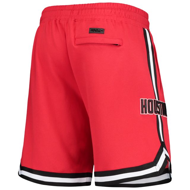 Short Pro Standard Houston Rockets rouge en chenille pour homme