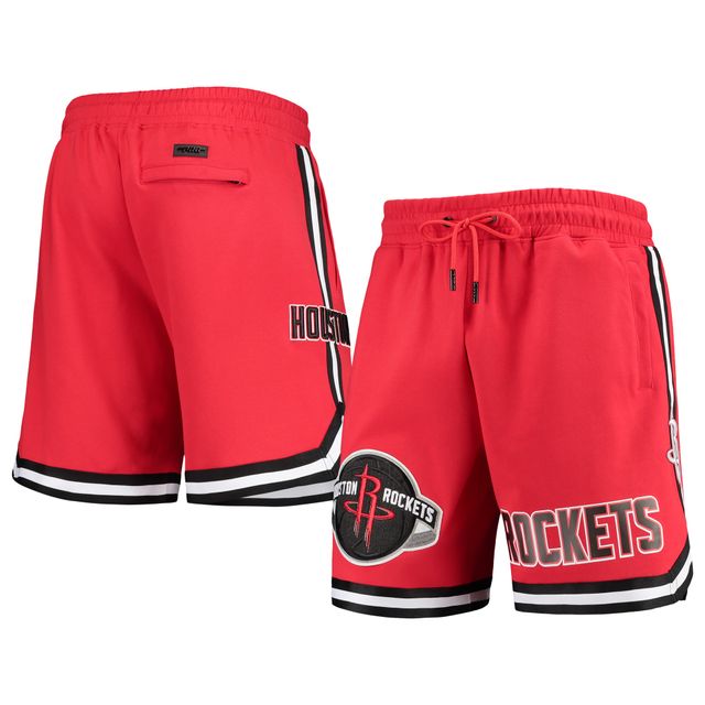 Short Pro Standard Houston Rockets rouge en chenille pour homme