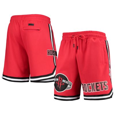 Men's Pro Standard Red Houston Rockets Chenille Shorts