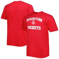 Men's Red Houston Rockets Big & Tall Heart Soul T-Shirt