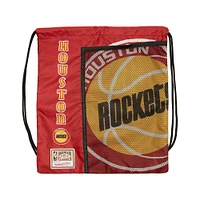 Mitchell & Ness Houston Rockets Hardwood Classics Sac à bandoulière avec logo de l'équipe