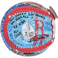 Tracy McGrady Houston Rockets Autographed Baseball - Art by Charles Fazzino - QL84439502