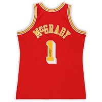 Tracy McGrady Houston Rockets Autographed Red Mitchell & Ness Authentic Jersey