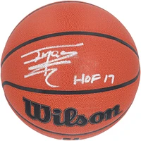 Tracy McGrady Houston Rockets Autographed Wilson Authentic Series Indoor/Outdoor Basketball with "HOF 17" Inscription