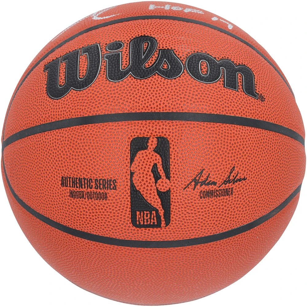 Tracy McGrady Houston Rockets Autographed Wilson Authentic Series Indoor/Outdoor Basketball with "HOF 17" Inscription
