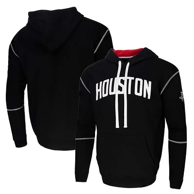 Unisex Black Stadium Essentials Houston Rockets Monument Pullover Hoodie