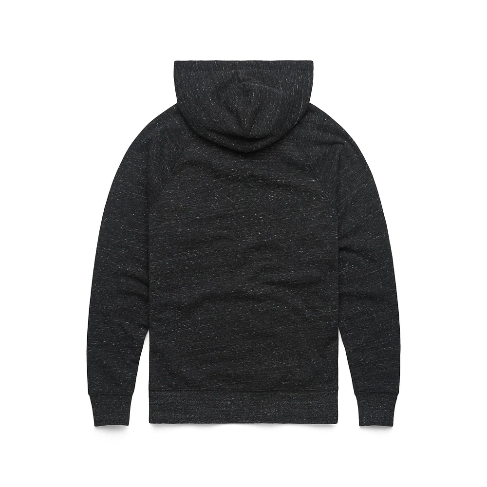 Sweat à capuche unisexe noir chiné Hommage Houston Rockets Hometown Edition Tri-Blend Raglan