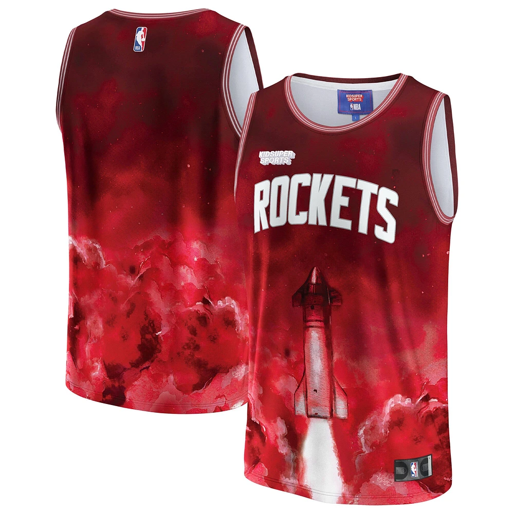 Maillot unisexe NBA & KidSuper Studios by Fanatics Red Houston Rockets Hometown