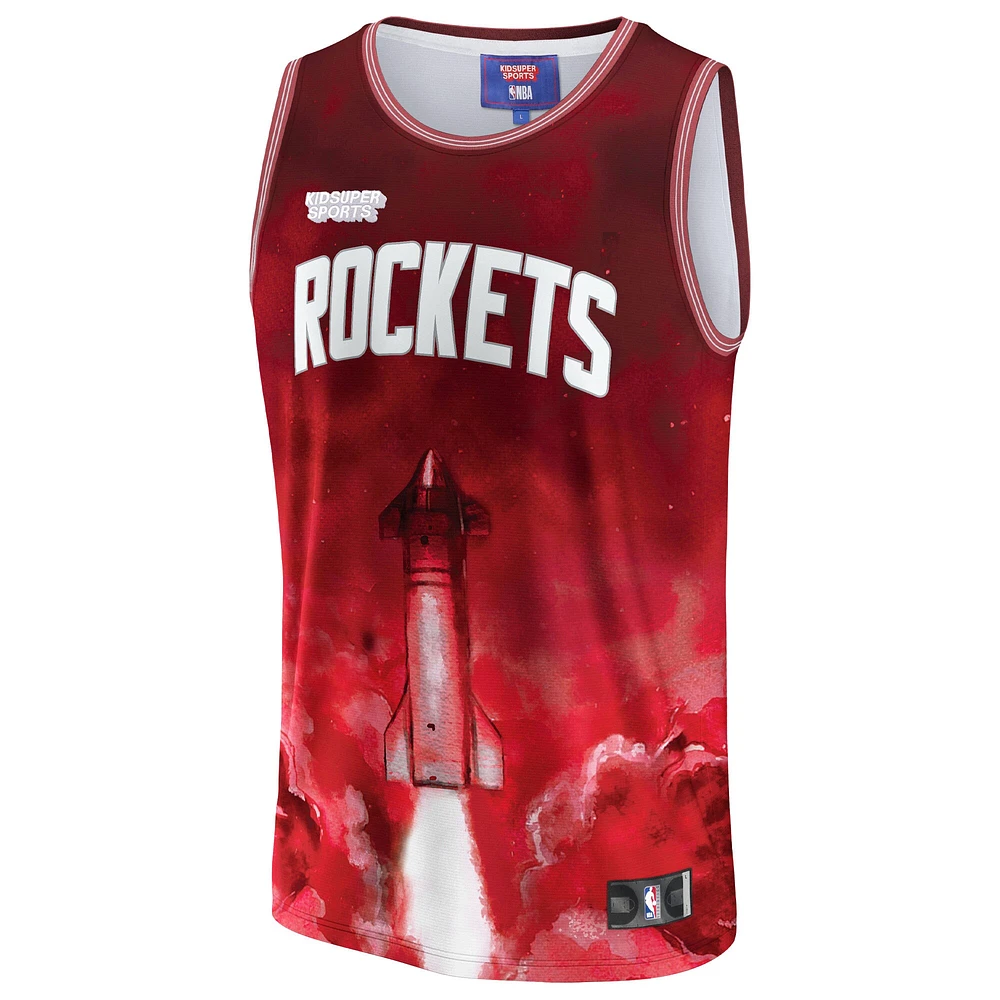 Maillot unisexe NBA & KidSuper Studios by Fanatics Red Houston Rockets Hometown