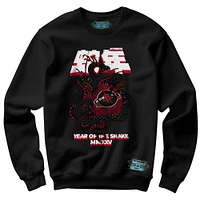 Sweat-shirt unisexe NBALab x Hyperfly Black Houston Rockets Collection Année du serpent Nouvel An lunaire