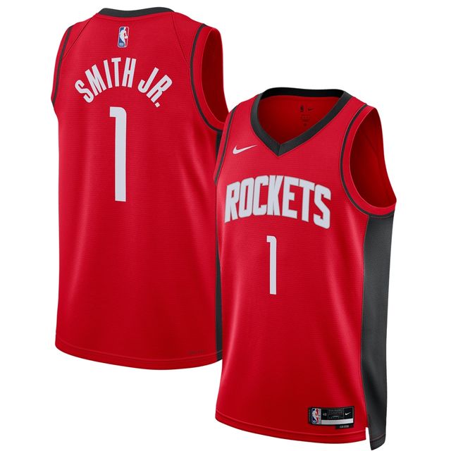 Unisexe Nike Jabari Smith Jr. Rouge Houston Rockets 2022 NBA Draft First Round Pick Swingman Jersey - Icon Edition