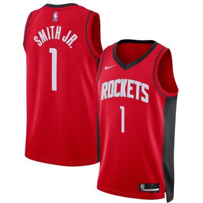 Unisex Nike Jabari Smith Jr. Red Houston Rockets 2022 NBA Draft First Round Pick Swingman Jersey - Icon Edition