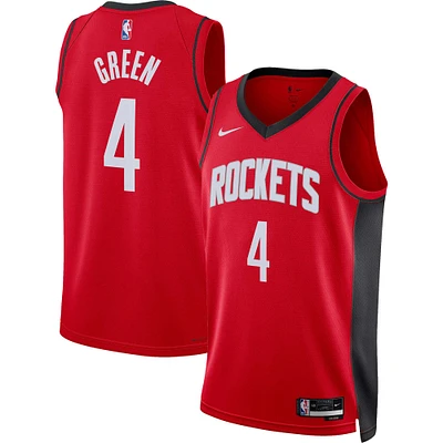 Unisex Nike Jalen Green Red Houston Rockets Swingman Jersey - Icon Edition