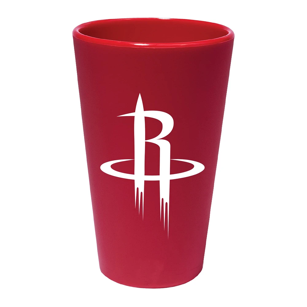 WinCraft Houston Rockets 16oz. Team Color Silicone Pint Glass