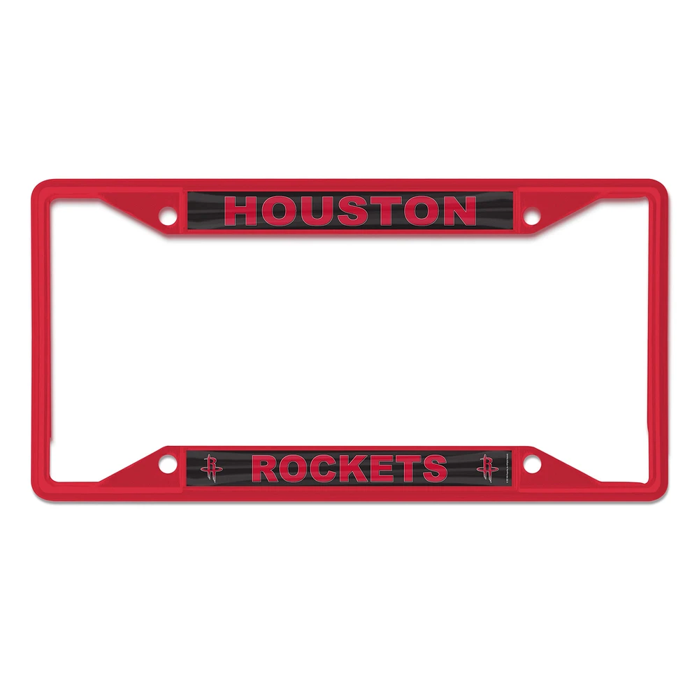 Cadre de plaque d'immatriculation couleur chrome WinCraft Houston Rockets