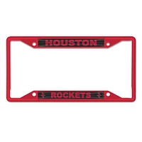 Cadre de plaque d'immatriculation couleur chrome WinCraft Houston Rockets