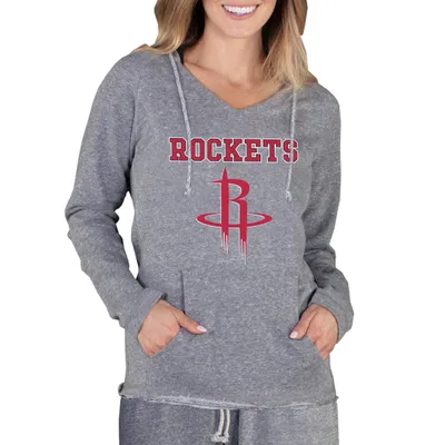 Houston Rockets Concepts Sport Women's Mainstream Terry Hooded Top - Gray