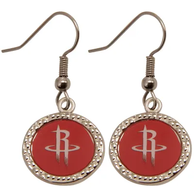 Boucles d'oreilles pendantes rondes Houston Rockets WinCraft pour femmes