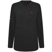 Women's Levelwear Black Houston Rockets Beaudry Pullover Sweatshirt