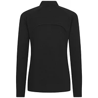 Women's Levelwear Black Houston Rockets Flex Insignia 2.0 Quarter-Zip Top