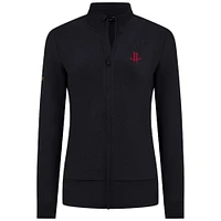 Veste zippée intégrale noire Shine des Houston Rockets pour femme Levelwear