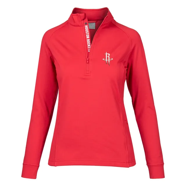 Women's Levelwear Black Houston Astros Energy Quarter-Zip Jacket