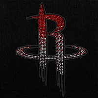 Women's Pro Standard Black Houston Rockets Jewels Boxy Cropped T-Shirt