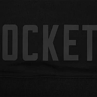 Women's Pro Standard Black Houston Rockets Jewels Cropped Pullover Hoodie