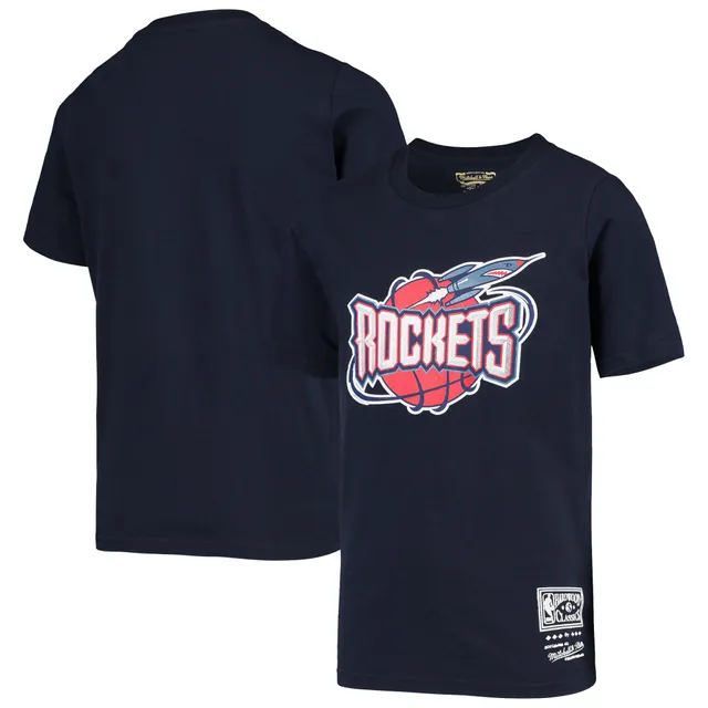 Lids Hakeem Olajuwon Houston Rockets Youth Hardwood Classics Name & Number  T-Shirt - Navy