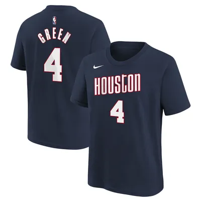 Houston Rockets New Era 2022/23 City Edition Brushed Jersey T-Shirt - Navy