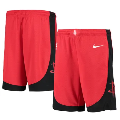 Houston Rockets Nike Youth 2020/21 Swingman Shorts - Icon Edition Red