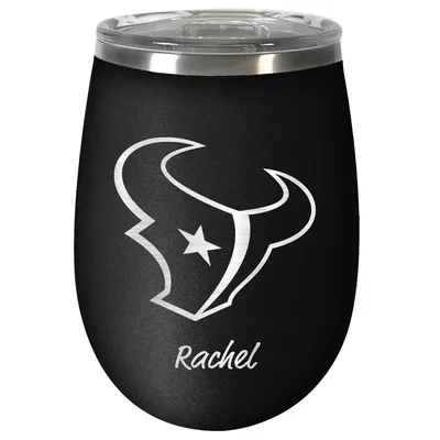 Houston Texans 12oz. Personalized Stealth Wine Travel Tumbler - Black