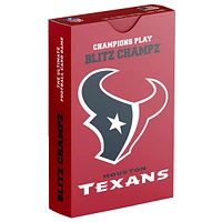 Blitz Champz Houston Texans NFL Jeu de cartes de football