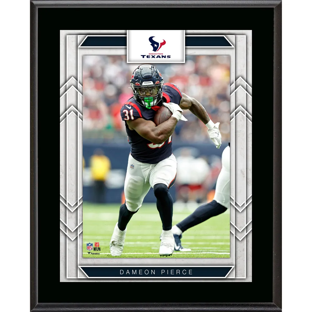 Lids Dameon Pierce Houston Texans Fanatics Authentic Framed 10.5 x 13  Sublimated Player Plaque