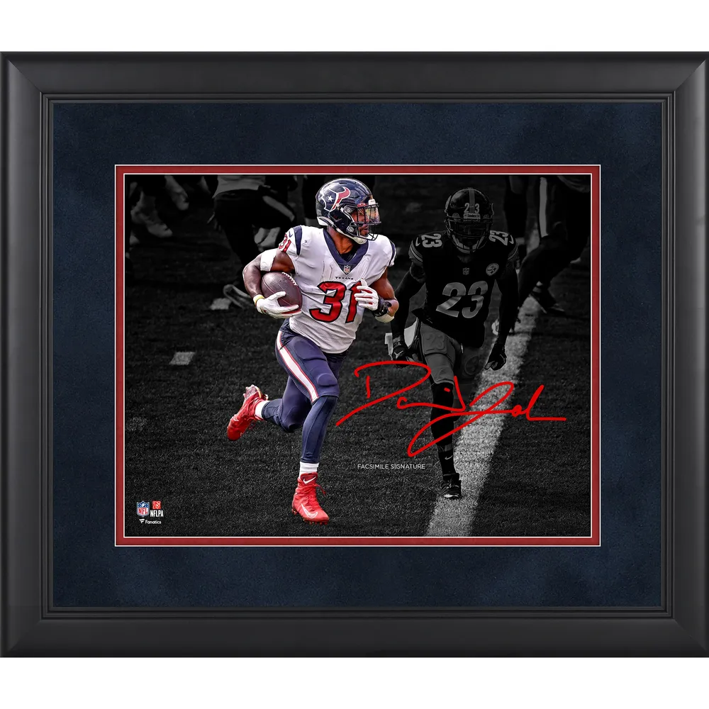 David Montgomery Chicago Bears Fanatics Authentic Facsimile Signature  Framed 11'' x 14'' Spotlight Photograph