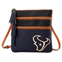 Dooney & Bourke Houston Texans Infield Triple Zip Crossbody Purse